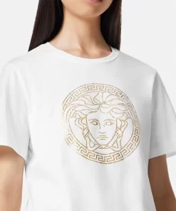 Online T-Shirt Mit Medusa-Motiv Damen T-Shirts & Sweatshirts