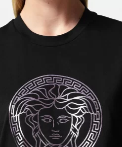 Fashion T-Shirt Mit Medusa-Motiv Damen T-Shirts & Sweatshirts