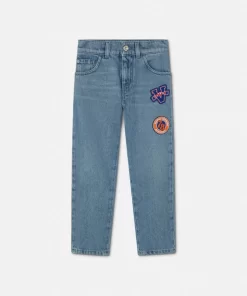 New Varsity Kids Jeans Mit Stickerei Kinder Bekleidung