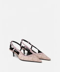 Cheap Allover Pumps Mit Kitten-Heel Damen Pumps