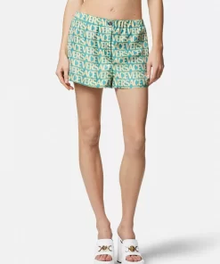 Hot Allover Shorts Aus Seide Damen Hosen & Shorts