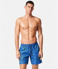 Best Wendbare Barocco Silhouette Boardshorts Herren Strandkleidung