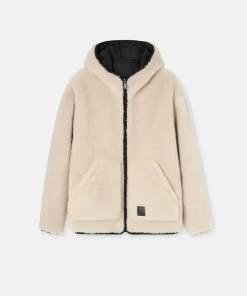 Cheap Wendbare Barocco Teddy-Bomberjacke Damen Jacken & Mäntel