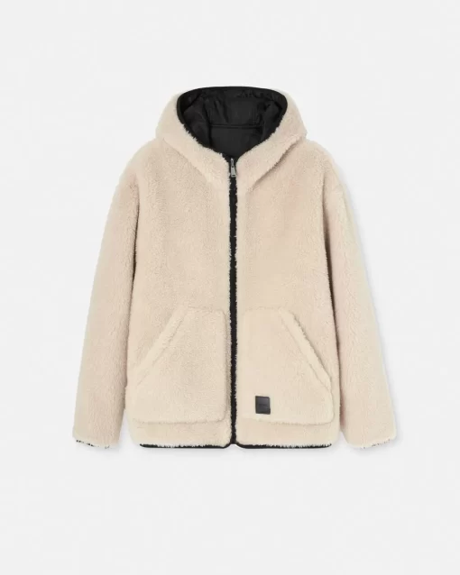 Cheap Wendbare Barocco Teddy-Bomberjacke Damen Jacken & Mäntel