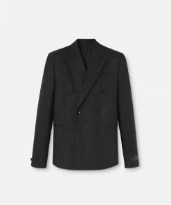 Flash Sale Zweireihiger Barocco Blazer Aus Lurex Herren Blazer & Anzüge