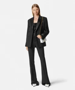 Sale Zweireihiger Barocco Jacquard-Blazer Damen Anzüge