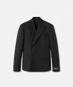 Discount Zweireihiger Wollblazer Herren Blazer & Anzüge