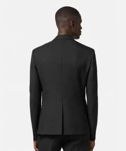 Discount Zweireihiger Wollblazer Herren Blazer & Anzüge